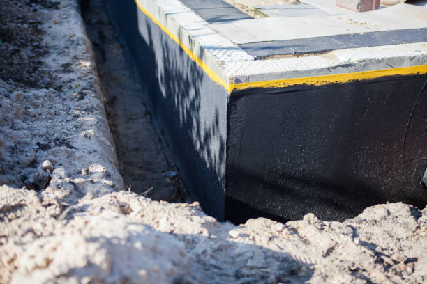 Residential Waterproofing installation at a Cedar Bluff, VA home by SJ Waterproofing Pros